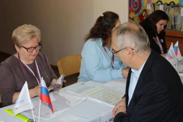 Заместитель главы администрации городского округа Горловка Владимир Бидёвка принял участие в выборах депутатов Государственной Думы Российской Федерации