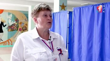 В ДНР росгвардейцы приняли участие в голосовании