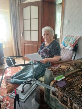 Участница боевых действий Великой Отечественной войны Овсянникова Валентина Михайловна приняла участие в выборах