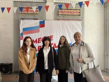 Вместе — мы сила!. Сегодня коллектив пришел на избирательный участок, чтобы сделать свой выбор