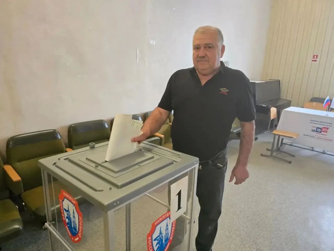 «Проголосовал впервые в истории ДНР на выборах депутатов Российской Федерации в Государственную Думу «Проголосовал впервые в истории ДНР на выборах депутатов Российской Федерации в Государственную Думу