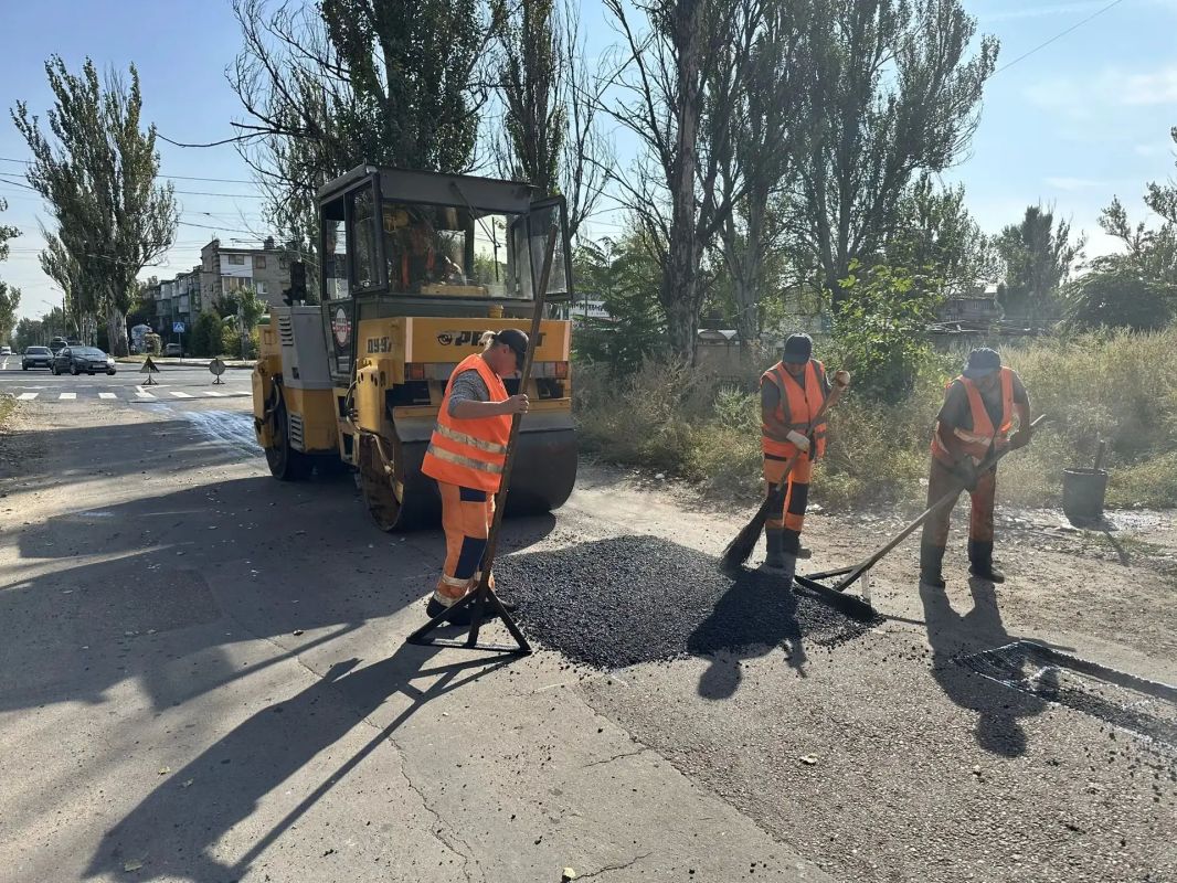 Ремонт дорожного покрытия по ул.Жмуры Киевский район Ремонт дорожного покрытия по ул.Жмуры Киевский район