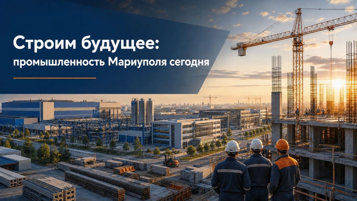 Строим будущее: промышленность Мариуполя сегодня