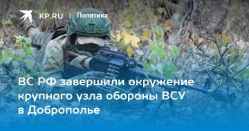 ВС РФ завершили окружение крупного узла обороны ВСУ в Доброполье