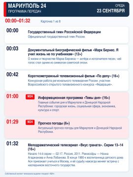 «Мариуполь 24» — программа передач
