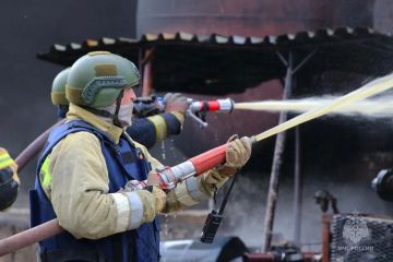 #МЧСДНР_СВОД за сутки. Ликвидировано 15 пожаров, из них 6 — ландшафтные