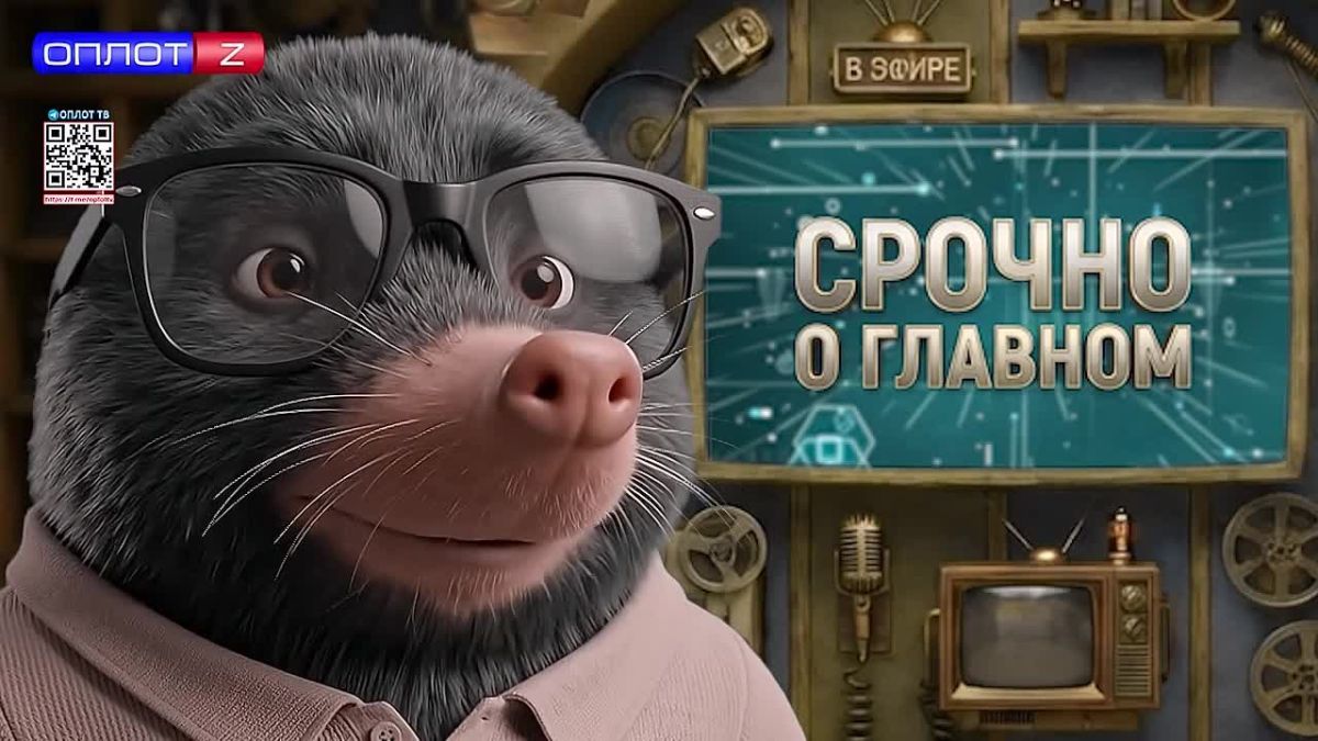 Новый выпуск Кротика-Оплотика: строительство в Мариуполе, опасные гаджеты, горячие ванны и робот-проводник Володя!