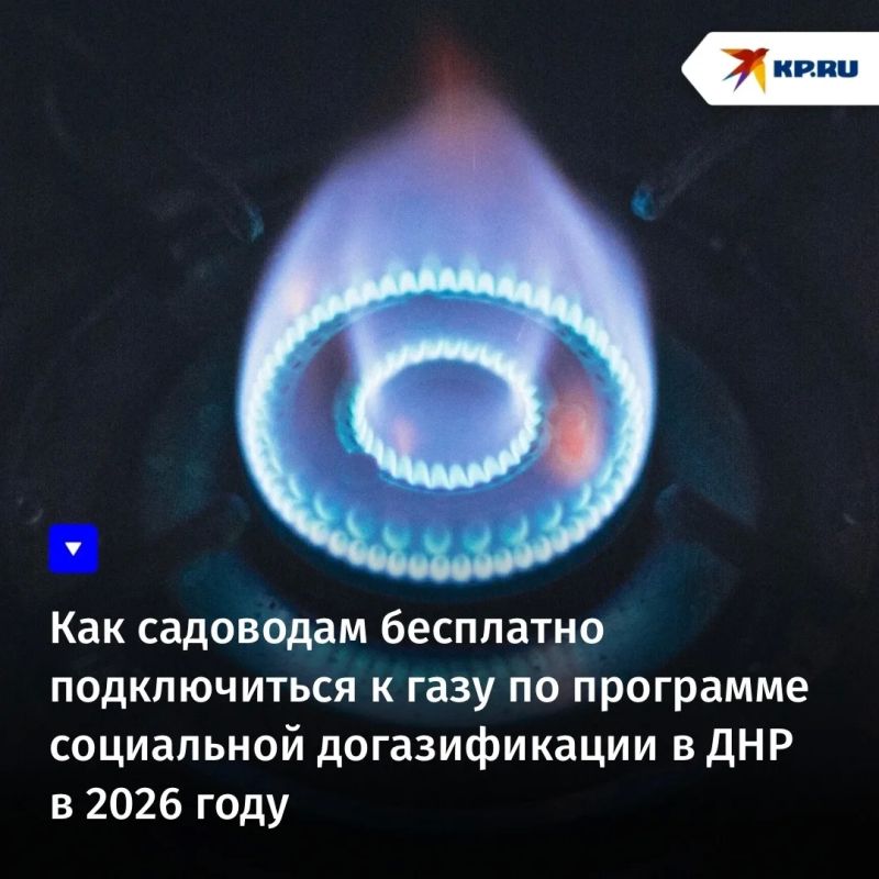 Как садоводам бесплатно подключиться к газу по программе социальной догазификации в ДНР в 2026 году