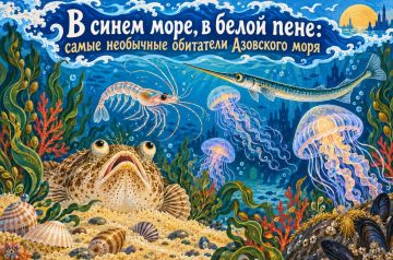 В синем море, в белой пене: самые необычные обитатели Азовского моря