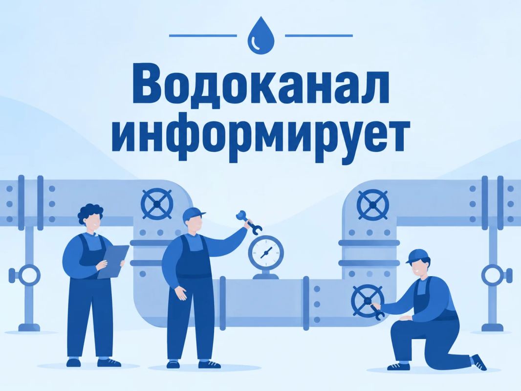 «Енакиевское ПУВКХ» ГУП ДНР «ВОДА ДОНБАССА» сообщает, что в связи с проведением аварийных ремонтных работ на Грабовской фильтровальной станции 24.09.2026 будет сокращена подача воды на 50% по водоводам d700мм(стар.) и...