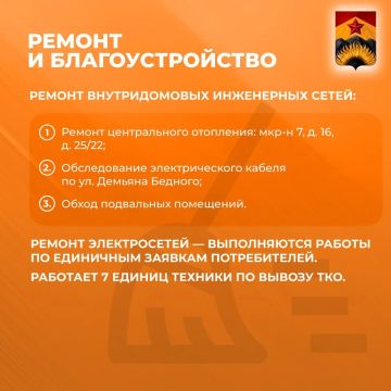 Александр Шатов: Сводка ЖКХ (ремонт и благоустройство) в Шахтерске на 24 сентября