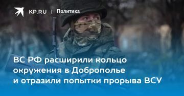 ВС РФ расширили кольцо окружения в Доброполье и отразили попытки прорыва ВСУ
