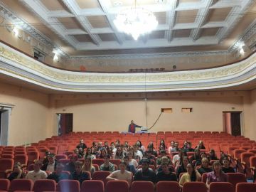 «НАРКОТИКАМ - НЕТ». . В рамках второго этапа общероссийской акции «Сообщи, где торгуют смертью» в МБУ «ДК ИМ. В. МАЯКОВСКОГО Г. О. ТОРЕЗ» для студентов Торезского филиала РАНХиГС состоялась демонстрация документального...