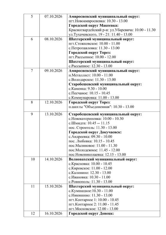 График «Автоаптеки» на октябрь 2026 года График «Автоаптеки» на октябрь 2026 года