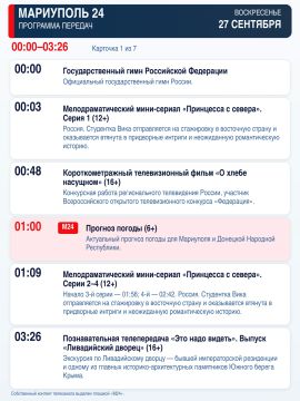 «Мариуполь 24» — программа передач