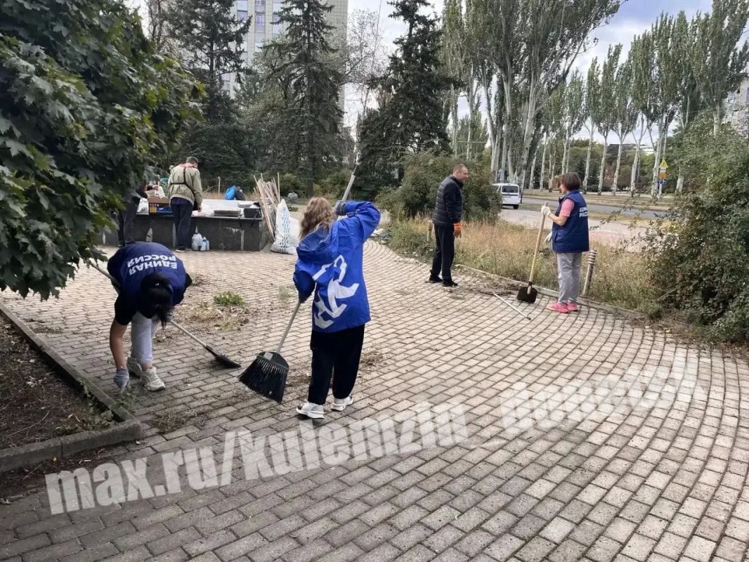Алексей Кулемзин: Субботник во всех районах Донецка! Алексей Кулемзин: Субботник во всех районах Донецка!