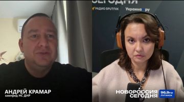 Андрей Крамар: В эфире программы «Тема дня» поговорил с журналистами о работе, которая имеет для меня особое значение, – о восстановлении православных храмов Донбасса