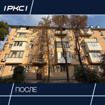 На улице Сеченова в Мариуполе завершены ремонтно-восстановительные работы в жилом доме