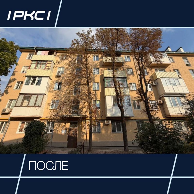 На улице Сеченова в Мариуполе завершены ремонтно-восстановительные работы в жилом доме