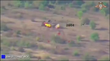Уничтожение Ланцетом украинского Града в районе Дружковки