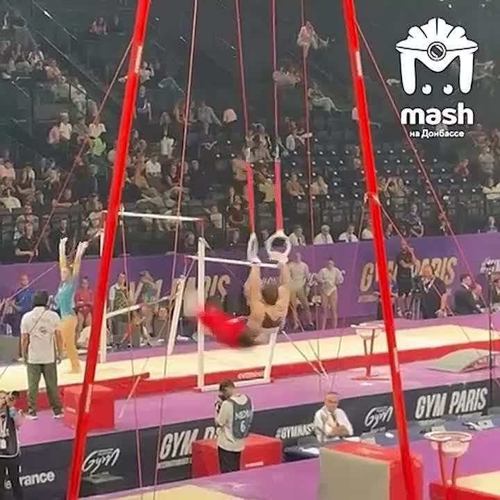 Гимнаст из Донецка показал новый элемент на кольцах на FIG World Challenge Cup в Париже