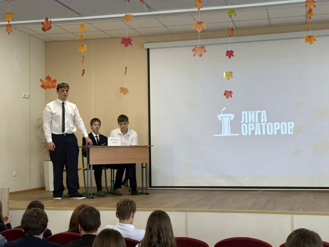 Школьная «Лига ораторов» набирает обороты Школьная «Лига ораторов» набирает обороты