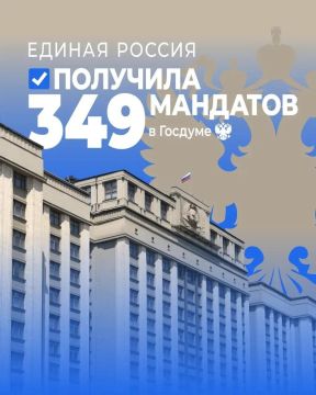 Роман Конев: Итоги выборов для «Единой России»: партия сохранила статус ведущей политической силы, получив конституционное большинство в 349 мандатов и около 58% голосов