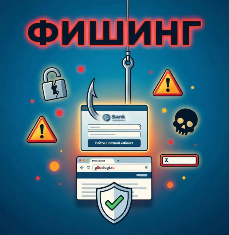 Сообщение от «банка» или «Госуслуг» с просьбой срочно перейти по ссылке? СТОП!