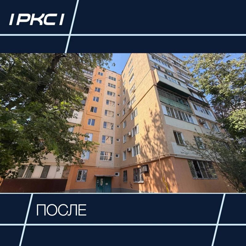 В Жовтневом районе восстановлен еще один многоквартирный дом В Жовтневом районе восстановлен еще один многоквартирный дом
