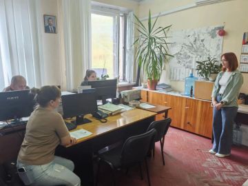 В Никитовском районе Горловки состоялась встреча лидера общественного мнения с трудовым коллективом