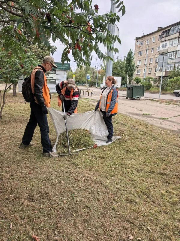 Коммунальщики Снежного продолжают благоустраивать территории общего пользования Коммунальщики Снежного продолжают благоустраивать территории общего пользования