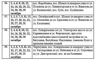 Иван Приходько: Вниманию горловчан: график подачи воды на октябрь 2026 года в ряд населённых пунктов Горловки Иван Приходько: Вниманию горловчан: график подачи воды на октябрь 2026 года в ряд населённых пунктов Горловки