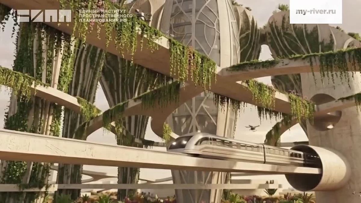 Район «Лисичка»: Московские архитекторы представили концепцию города-гриба для Донецка