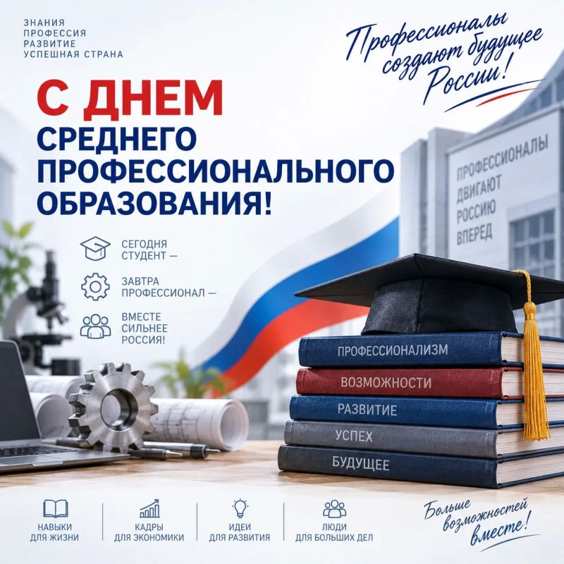 Дмитрий Блинов: С Днем среднего профессионального образования!