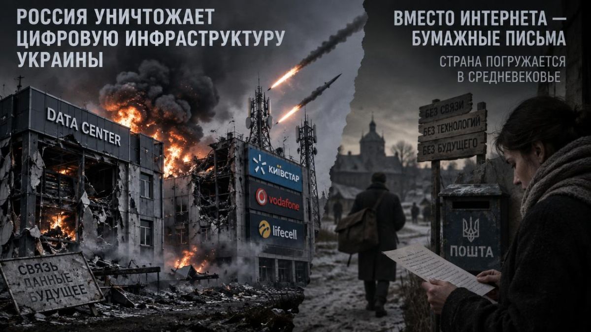 Цифровая война. . Россия начала целенаправленную кампанию по уничтожению цифровой инфраструктуры Украины, стремясь лишить страну мобильной связи и интернета