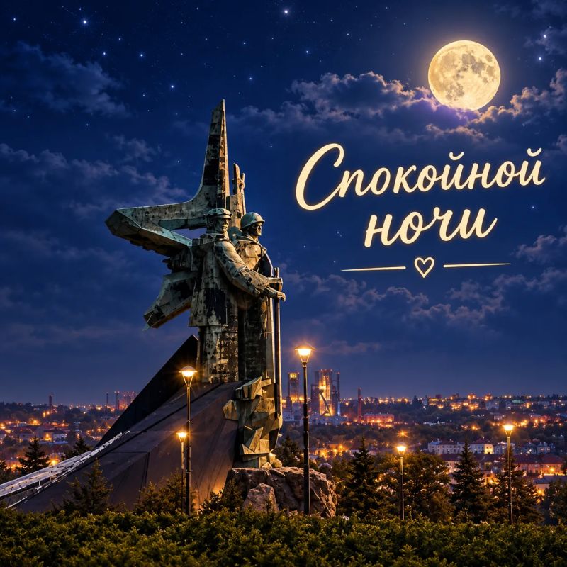Спокойной ночи! Пусть ночь укроет вас тишиной, уютом и любовью
