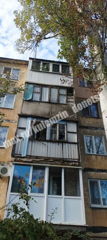 Последствия атаки укронацистов в Петровском районе
