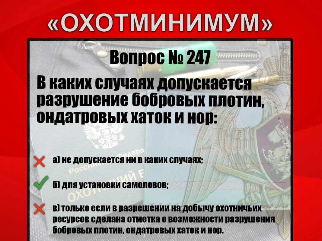 #Охотминимум #Охотминимум