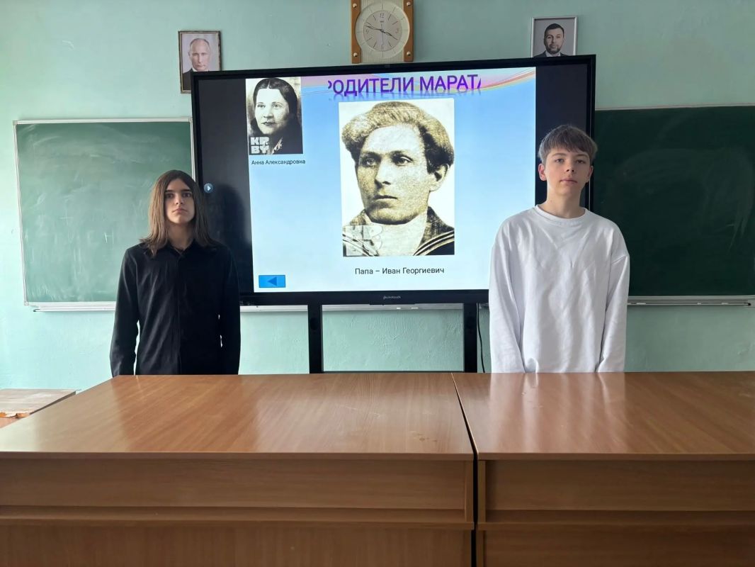 Молодежи Ждановки рассказали о герое-пионере, сражавшегося против немецко-фашистских захватчиков Молодежи Ждановки рассказали о герое-пионере, сражавшегося против немецко-фашистских захватчиков