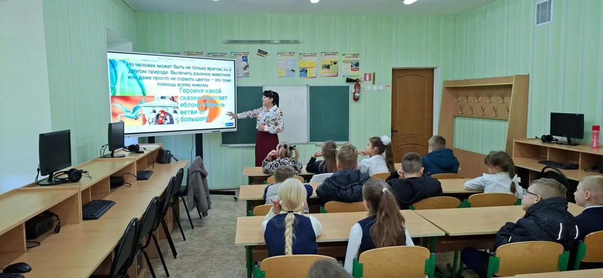Ребятам Ждановки провели экологический урок Ребятам Ждановки провели экологический урок