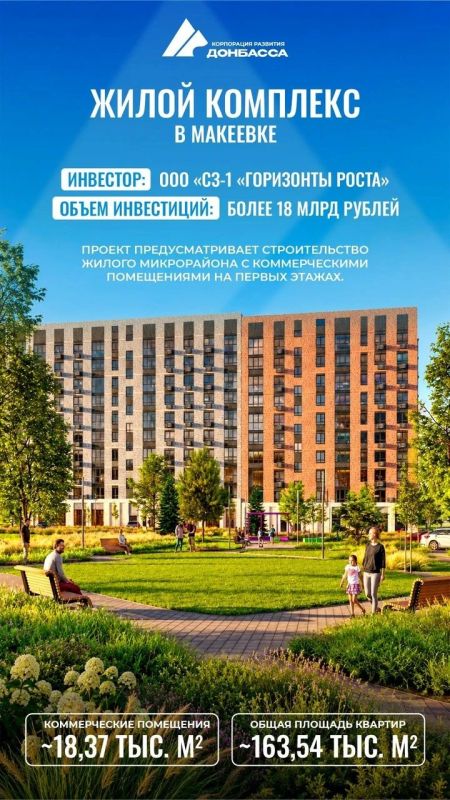 Вложат более 48 миллиардов рублей: инвесторы построят в ДНР новые дома, склад и предприятие Вложат более 48 миллиардов рублей: инвесторы построят в ДНР новые дома, склад и предприятие