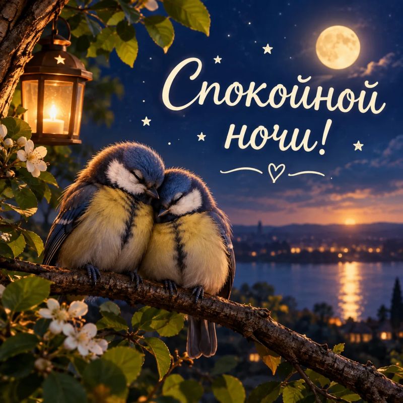 Доброй ночи! Пусть все тревоги останутся позади