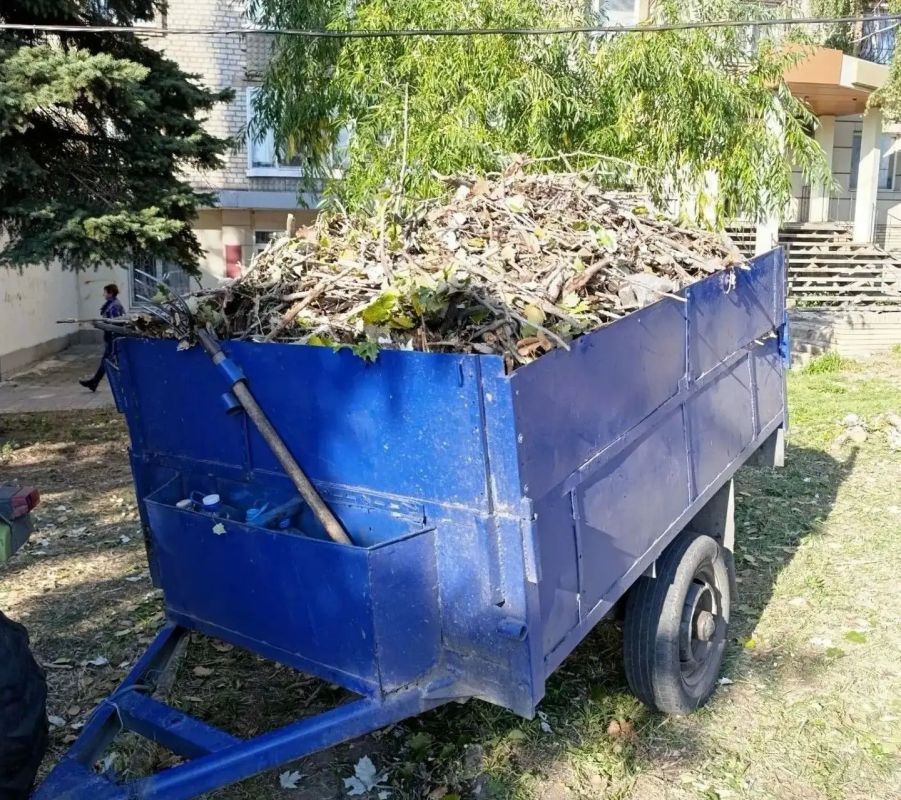 Коммунальщики Снежного продолжают благоустраивать территории общего пользования Коммунальщики Снежного продолжают благоустраивать территории общего пользования