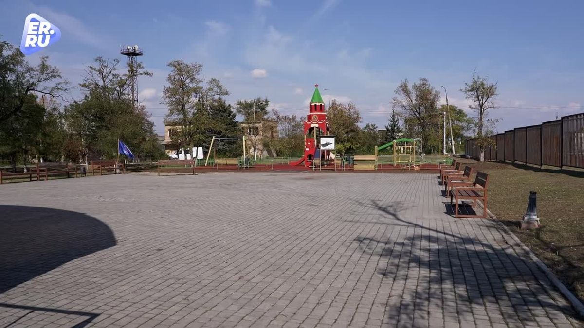 В Талаковке открыли новую детскую площадку