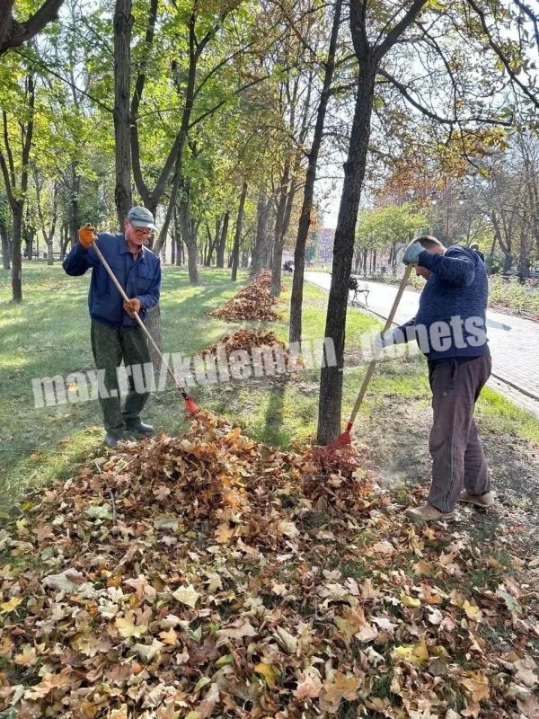 Команда Дирекции парков продолжает осенние работы по благоустройству территорий Команда Дирекции парков продолжает осенние работы по благоустройству территорий