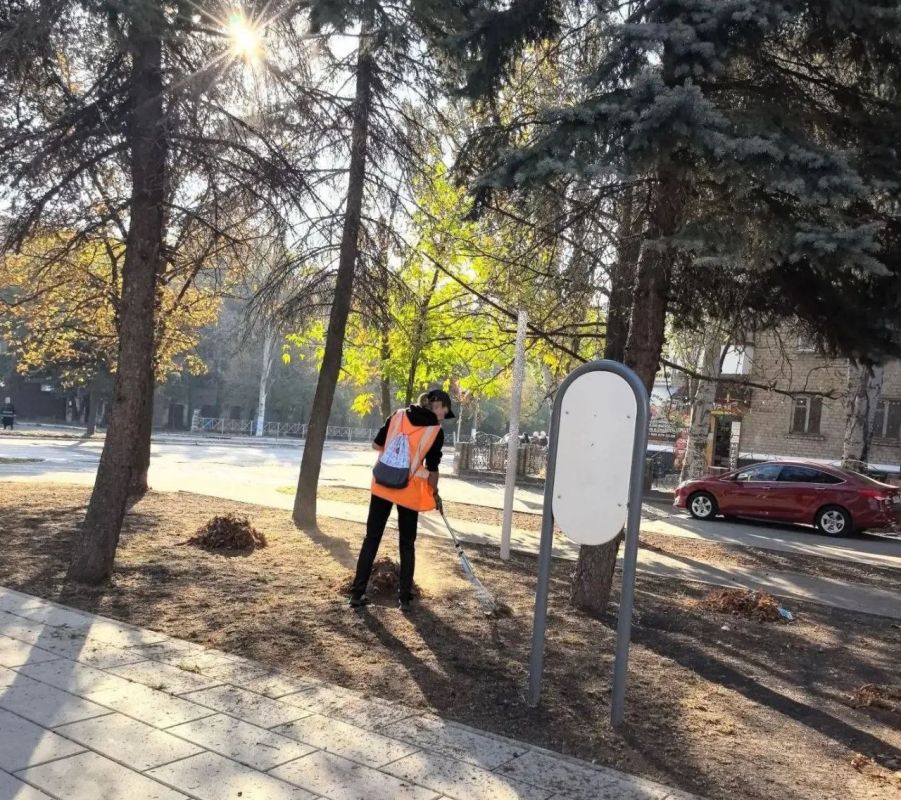 Коммунальщики Снежного продолжают благоустраивать территории общего пользования Коммунальщики Снежного продолжают благоустраивать территории общего пользования