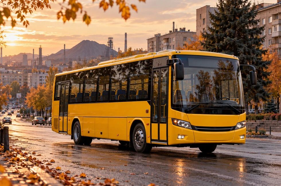 Девять муниципалитетов ДНР получили школьные автобусы
