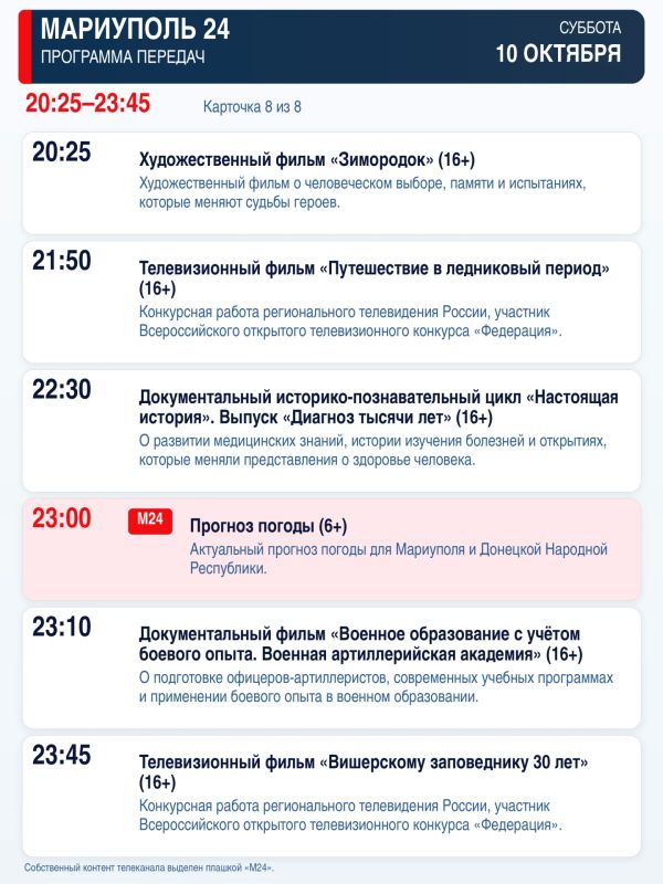 «Мариуполь 24» — программа передач «Мариуполь 24» — программа передач