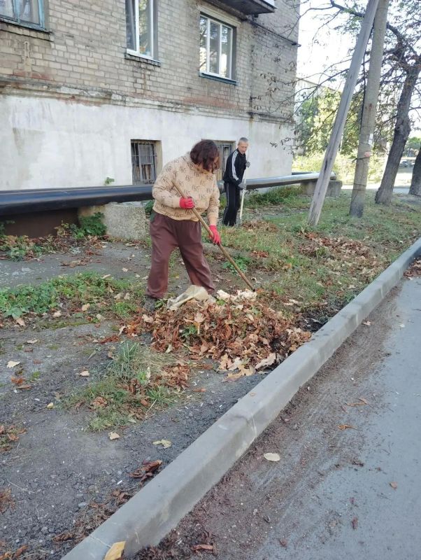 Содержание жилого фонда: текущие работы в городе Дебальцево