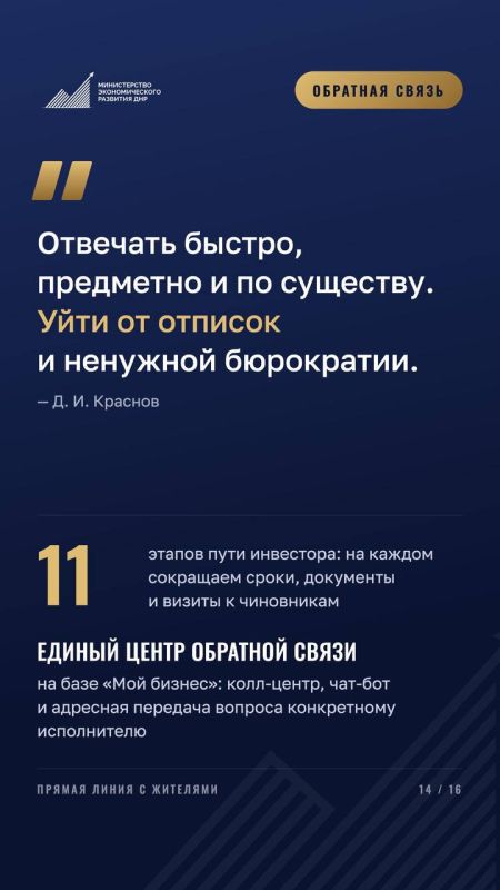 Продолжаем делиться итогами прямой линии Дмитрия Краснова! Продолжаем делиться итогами прямой линии Дмитрия Краснова!